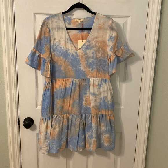 ✨NWT✨ ENTRO tie dye dress women’s size M - Picture 1 of 6
